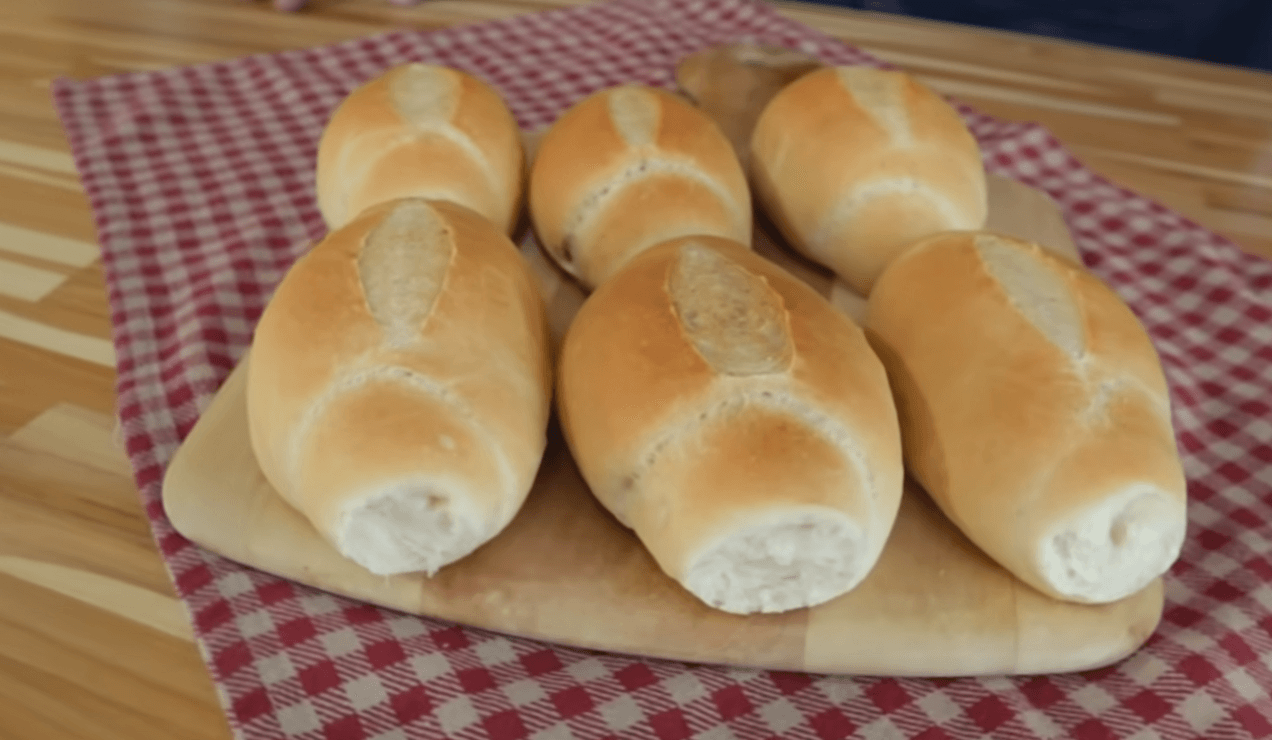 Homemade French bread crispy like bakery bread